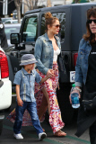 *EXCLUSIVE* Jennifer Lopez takes Max and Emme to see "Cinderella"