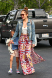 *EXCLUSIVE* Jennifer Lopez takes Max and Emme to see "Cinderella"