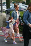 *EXCLUSIVE* Jennifer Lopez takes Max and Emme to see "Cinderella"