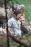 *EXCLUSIVE* James Franco and Bryan Cranston is on set of film "In Dubious Battle" 
