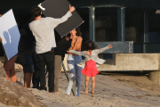 Topless Alessandra Ambrosio Sizzles for Beach Photo Shoot