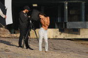 Topless Alessandra Ambrosio Sizzles for Beach Photo Shoot