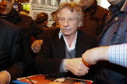 Roman Polanski au salon du livre à la Porte de Versailles à Pari