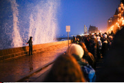 high tide off Saint-Malo