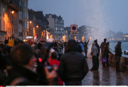 high tide off Saint-Malo