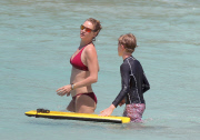 Exclusive... Uma Thurman Shows Off Her Bikini Body In St Barts 