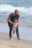 *PREMIUM EXCLUSIVE* Kanye West, Kim Kardashian and baby North have a family day in Malibu**WEB EMBARGO UNTIL 10AM PST ON 03/24/15**