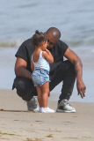 *PREMIUM EXCLUSIVE* Kanye West, Kim Kardashian and baby North have a family day in Malibu**WEB EMBARGO UNTIL 10AM PST ON 03/24/15**