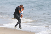 *PREMIUM EXCLUSIVE* Kanye West, Kim Kardashian and baby North have a family day in Malibu**WEB EMBARGO UNTIL 10AM PST ON 03/24/15**