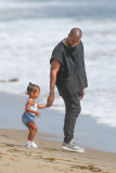 *PREMIUM EXCLUSIVE* Kanye West, Kim Kardashian and baby North have a family day in Malibu**WEB EMBARGO UNTIL 10AM PST ON 03/24/15**