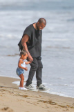 *PREMIUM EXCLUSIVE* Kanye West, Kim Kardashian and baby North have a family day in Malibu**WEB EMBARGO UNTIL 10AM PST ON 03/24/15**