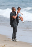 *PREMIUM EXCLUSIVE* Kanye West, Kim Kardashian and baby North have a family day in Malibu**WEB EMBARGO UNTIL 10AM PST ON 03/24/15**
