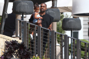 *PREMIUM EXCLUSIVE* Kanye West, Kim Kardashian and baby North have a family day in Malibu**WEB EMBARGO UNTIL 10AM PST ON 03/24/15**