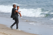 *PREMIUM EXCLUSIVE* Kanye West, Kim Kardashian and baby North have a family day in Malibu**WEB EMBARGO UNTIL 10AM PST ON 03/24/15**