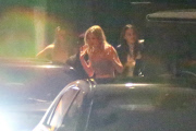 *EXCLUSIVE* Justin Bieber and Leonardo DiCaprio party it up at 1OAK together