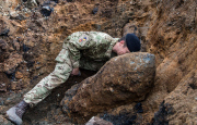 1000lb bomb uncovered on a building site in Bermondsey, London, Britain - 23 Mar 2015