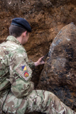 1000lb bomb uncovered on a building site in Bermondsey, London, Britain - 23 Mar 2015
