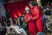 'Posh Club' Ritz-inspired tea party for pensioners, London, Britain - 25 Mar 2015
