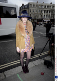 Celebrities attending London Fashion Week, Somerset House, Britain - 20 Feb 2015