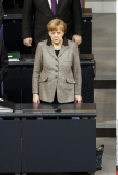 Berlin members of the Bundestag commemorate the victims of the crashed Germanwings airplane
