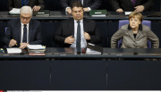 Berlin members of the Bundestag commemorate the victims of the crashed Germanwings airplane