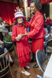 'Posh Club' Ritz-inspired tea party for pensioners, London, Britain - 25 Mar 2015