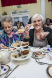 'Posh Club' Ritz-inspired tea party for pensioners, London, Britain - 25 Mar 2015