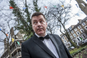 'Posh Club' Ritz-inspired tea party for pensioners, London, Britain - 25 Mar 2015