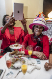 'Posh Club' Ritz-inspired tea party for pensioners, London, Britain - 25 Mar 2015
