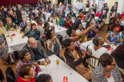 'Posh Club' Ritz-inspired tea party for pensioners, London, Britain - 25 Mar 2015