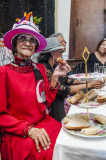 'Posh Club' Ritz-inspired tea party for pensioners, London, Britain - 25 Mar 2015