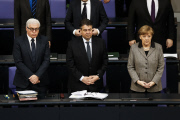 Germany: Memory of the victims of the plane crash at Bundestag