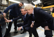 PM and Boris London Taxis Company Visit