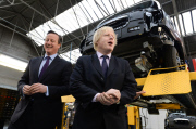 PM and Boris London Taxis Company Visit