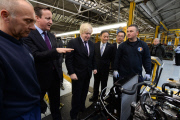 PM and Boris London Taxis Company Visit
