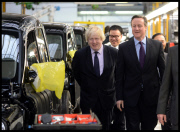 PM and Boris London Taxis Company Visit