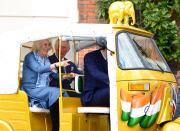 The Prince of Wales launches a Rickshaw Race
