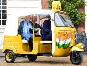 The Prince of Wales launches a Rickshaw Race