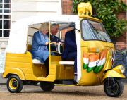 The Prince of Wales launches a Rickshaw Race