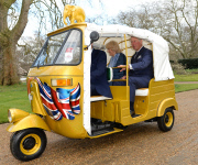 The Prince of Wales launches a Rickshaw Race