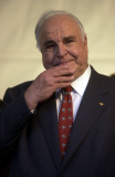 Helmut Kohl campaigns for CDU party