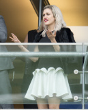 Ashley Roberts Raises Temperatures At Ascot Racecourse