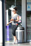 *EXCLUSIVE* Slender Mila Kunis and Ashton Kutcher take Wyatt out for a Fun Sunday