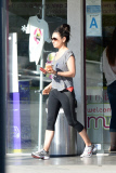 *EXCLUSIVE* Slender Mila Kunis and Ashton Kutcher take Wyatt out for a Fun Sunday