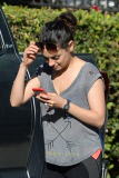 *EXCLUSIVE* Slender Mila Kunis and Ashton Kutcher take Wyatt out for a Fun Sunday