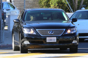 *EXCLUSIVE* Slender Mila Kunis and Ashton Kutcher take Wyatt out for a Fun Sunday