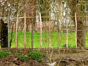 Builders ordered to remove new fencing at home of George Clooney and Amal Alamuddin in Sonning-on-Thames, Berkshire, Britain - 30 Mar 2015