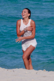 Tetyana Veryovkina soaks up the sun in a Miami photoshoot