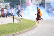Student demonstration in Colombo, Sri Lanka - 31 Mar 2015