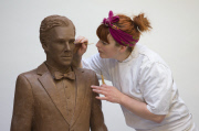 Life-size chocolate Benedict Cumberbatch to promote launch of TV channel 'Drama' on uktvplay.co.uk, Britain - 01 Apr 2015